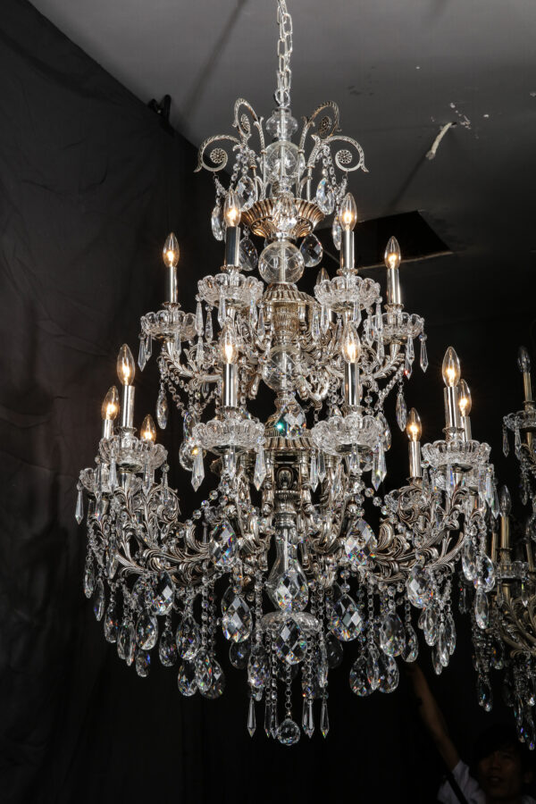 Chandelier Silver and Black D80*H110